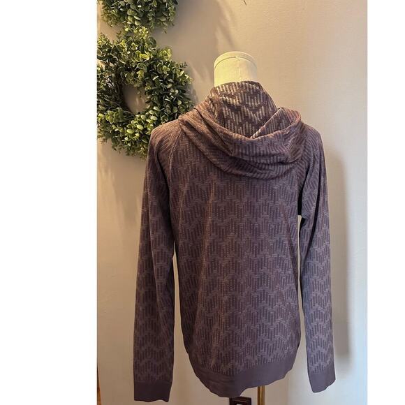 Lululemon Rest Less Hoodie Antique Bark Small Long Sleeve Textured Light Weight - Picture 2 of 13